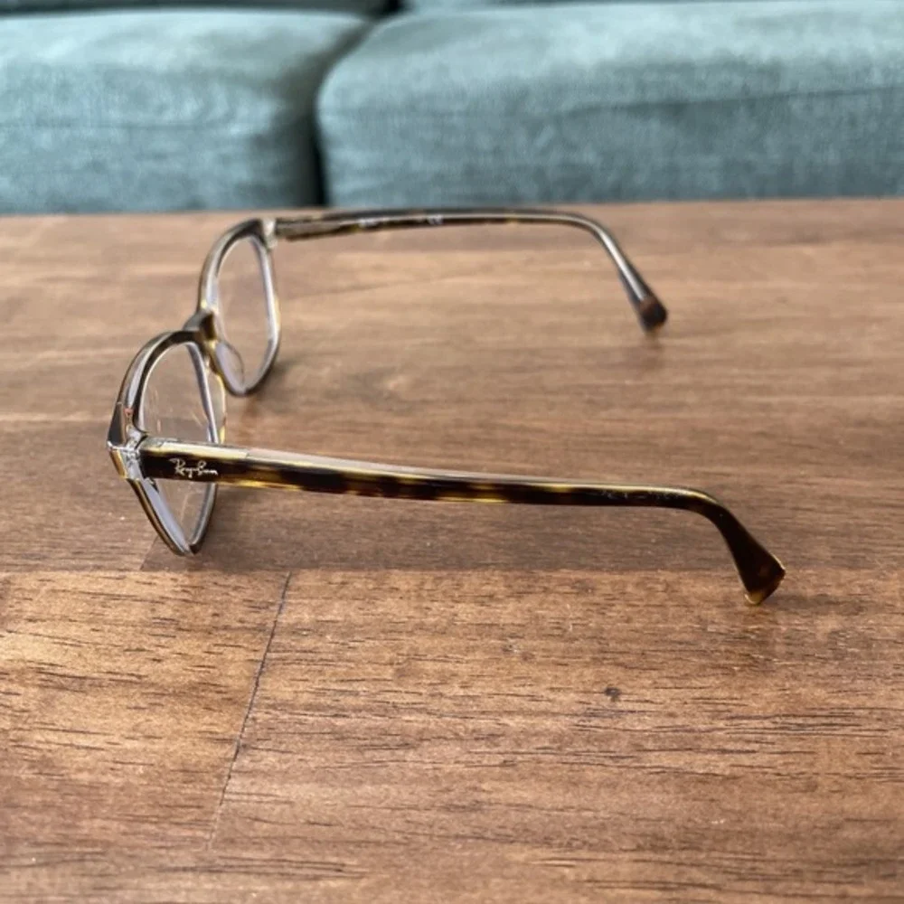 Ray-Ban RB‎ 5362 5082 Eyeglasses Frame Brown Tort 54-17-140 Used